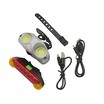 Фара + мигалка на usb зарядку QX-T0203 LED (600lm), з акумулятором (93) фото westvelo.com