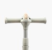 Самокат 2в1 Skyper DL-309-17 колеса PU Ø125mm/40mm зі світлом, білий, музика та підсвічування платформи, кермо складне фото westvelo.com