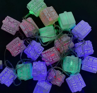 Гірлянда світлодіодна 5 м, 20 лампочок, «Подарунок» мультиколор, від мережі 220V (С 31304)