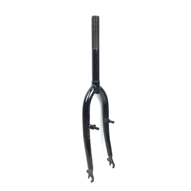 Вилка 20 сталева Ø25.4mm V-brake L-200mm р.з L-100mm чорна фото westvelo.com