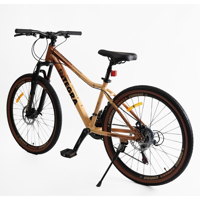 Велосипед 26 AL Corso «INTEGRA» NG-26700 алюміній 15", (к-т SHIMANO) жовто-помаранчевий фото westvelo.com