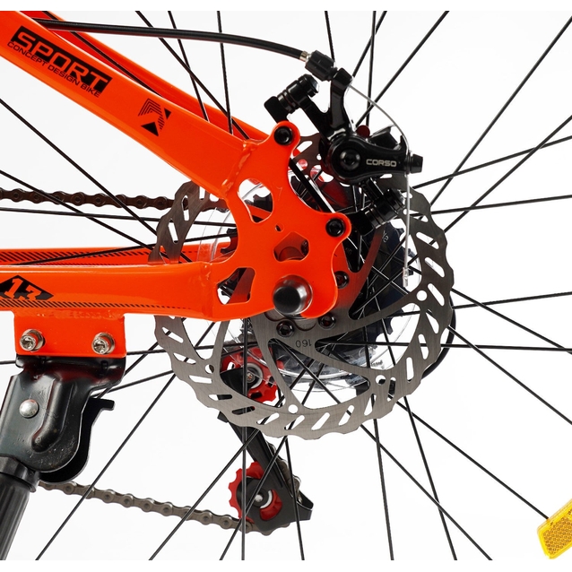 Велосипед 26 ST Corso «PHANTOM» PH-26847 сталь 13", (к-т SunRun) помаранчевий фото westvelo.com