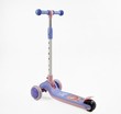 Самокат дитячий 3-х колісний Skyper MR-03465 фіолетовий, колеса PU Ø114mm/35mm зі світлом, музика та підсвічування платформи, кермо складне