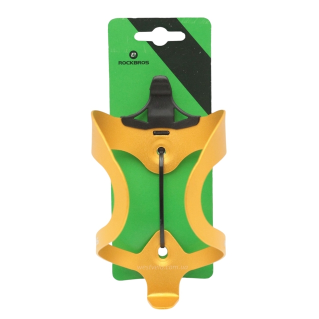 Фляготримач алюміній ROCKBROS золотий, тип 2 фото westvelo.com