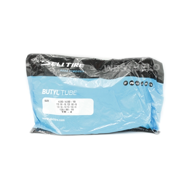 Камера "18" 4.00/4.50-18 DELI TIRE Індонезія (TR-4) (110/90-18, 120/80-18, 120/90-18, 110/100-18, 130/80-18) фото westvelo.com