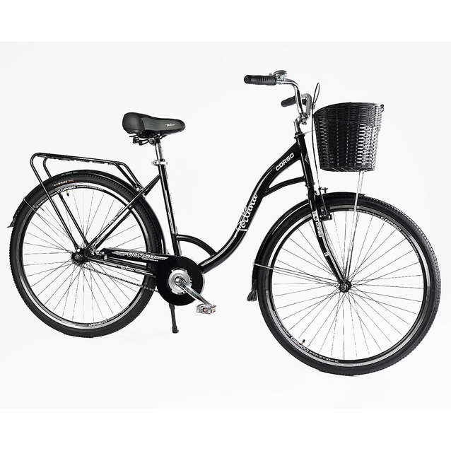Міський велосипед 28 ST Corso «FORTUNA» FR-28175 сталь 20", чорний (+к/к/б) фото westvelo.com