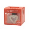 Мигалка на usb зарядку зад LED 902 "Серце" червона, з акумулятором фото westvelo.com