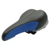 Сідло мтв №69 чорне з синіми вставками на пружинах фото westvelo.com