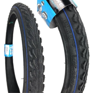 Покришка 18-1.75 DELI TIRE Індонезія (207) шипована, синя смуга (47-355)