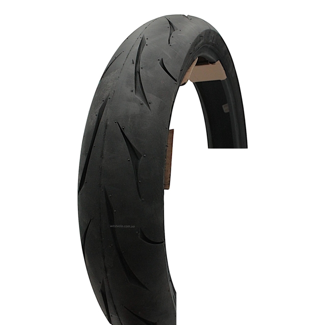 Покришка "17" 100/ 80-17 Б/К DELI TIRE Індонезія SB-151 напів-слік TL фото westvelo.com