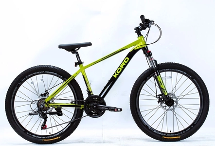 Велосипед 26 AL Corso «KORD» KD-26383 алюміній 15", (к-т SHIMANO) чорно-оливковий