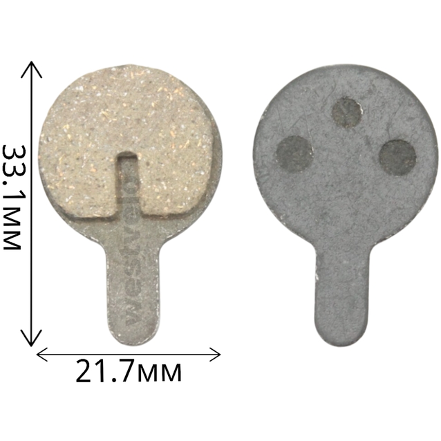 Колодки гальмівні дискові № 13 LOGAN фото westvelo.com