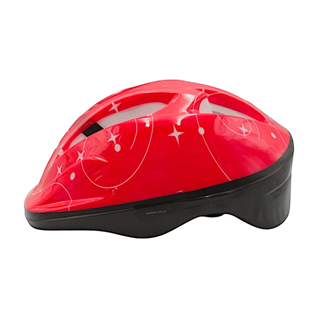 Вело шолом "TK Sport" 455 червоний з зірками фото westvelo.com