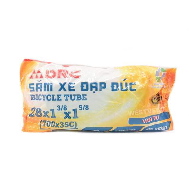 Камера турист 28 короткий ніпель AV 35mm DRC В'єтнам (28х1 3/8 х 1 5/8)(700х35С) фото westvelo.com