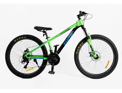 Велосипед 26 AL Corso «KORD» KD-91092 алюміній 13", (к-т SHIMANO) салатовий