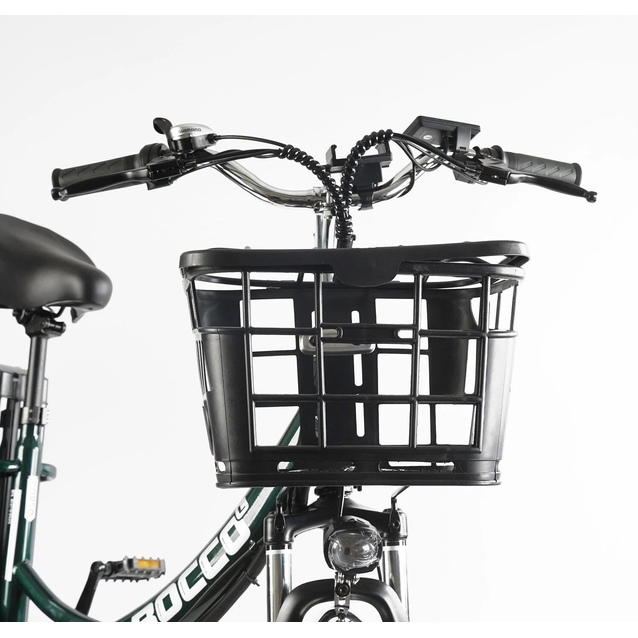 Електровелосипед 26 ST Corso «ROCCO» RC-26779 сталь, двигун 500W, акумулятор 48V20Ah літієвий, темно-зелений фото westvelo.com