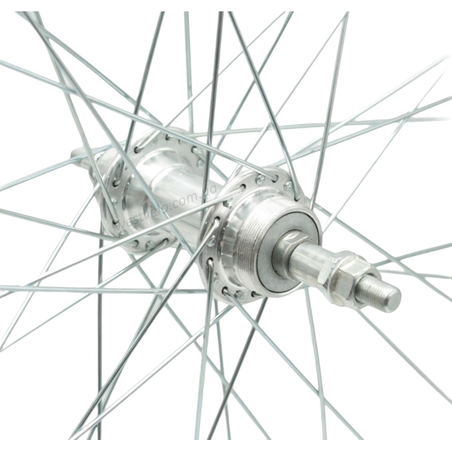 Колесо 28-29 зад, обід 2-ний чорний, втулка AL на віночках, диск різьба (Gravity) фото westvelo.com