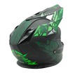 Шолом, закритий крос/ендуро (L ) (59-60) АТV Forsage Rider 027 чорно-салатовий матовий з дашком + окуляри фото westvelo.com