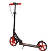 Самокат дитячий 2-х колісний, PU Skyper NL-14792 червоно-чорний, Ø200mm, AL, ручне гальмо фото westvelo.com