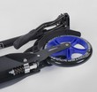 Самокат дитячий 2-х колісний, PU Best Scooter 73193 чорно-синій , Ø200mm, AL, 2 амортизатора фото westvelo.com