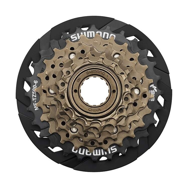 Зірка задня різьбова 6-рик SHIMANO TZ-500 з захистом (14-28T)