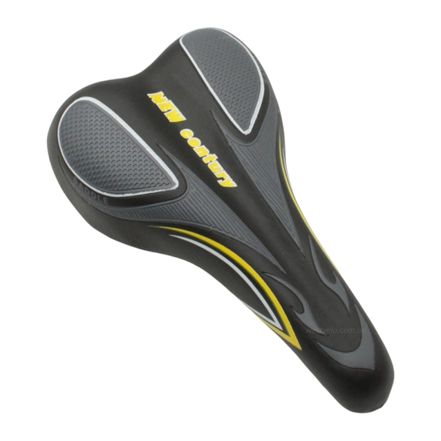 Сідло мтв NEW CENTURY чорно-жовте фото westvelo.com