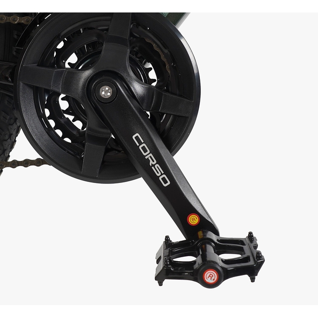 Велосипед 29 AL Corso «KORD» KR-40682 алюміній 19", (к-т SHIMANO) зелено-салатовий
