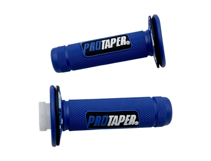 Мото гріпси PRO TAPER універсальні, синьо-чорно-білі