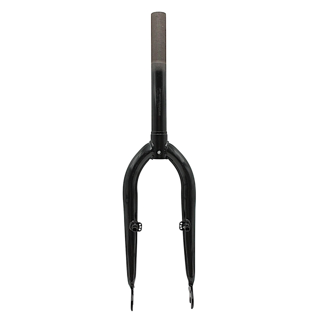 Вилка 16 сталева Ø25.4mm V-brake L-195mm р.з L-90mm чорна фото westvelo.com