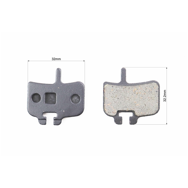 Колодки гальмівні дискові № 21 ANDSON (YL-1032) чорні фото westvelo.com