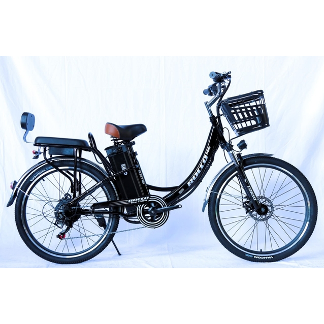 Електровелосипед 26 ST Corso «ROCCO» RC-90970 сталь, двигун 750W, акумулятор 48V20Ah літієвий, чорний фото westvelo.com