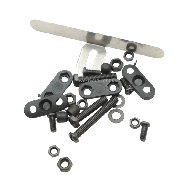 Крила 24 металопластик гнучкі чорні широкі фото westvelo.com