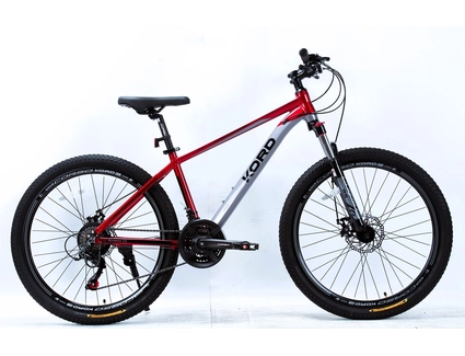 Велосипед 26 AL Corso «KORD» KD-26164 алюміній 15", (к-т SHIMANO) червоно-сірий