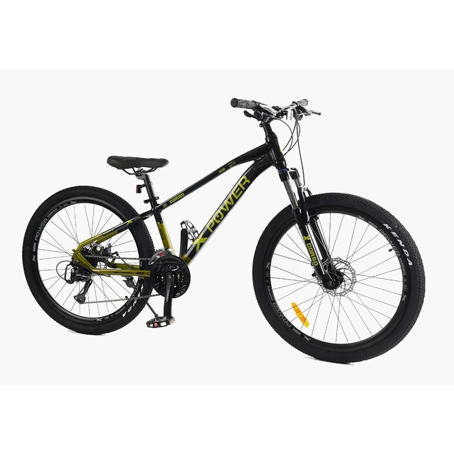 Велосипед 26 AL Corso «X-POWER» PW-75122 алюміній 13", (к-т SHIMANO) чорно-зелений фото westvelo.com