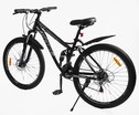 Велосипед 27.5 ST Corso «REND» RD-75590 сталь 15", (к-т SHIMANO) чорний фото westvelo.com