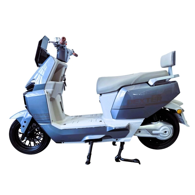 Електроскутер Corso «DEXTER» DX-516092, двигун 2000W, акумулятор 72V 35Ah графеновий, колеса 12" + 1 ящик. акум фото westvelo.com