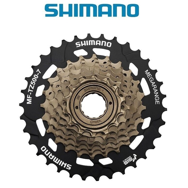 Зірка задня різьбова 7-рик Megarange SHIMANO MF-TZ31 (14-34T)