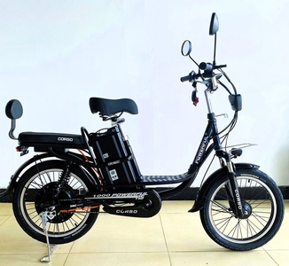 Електровелосипед 20 AL Corso «POWERFULL» FL-83360, алюміній, двигун 1000W, акумулятор 60V28Ah літієвий, темно синій