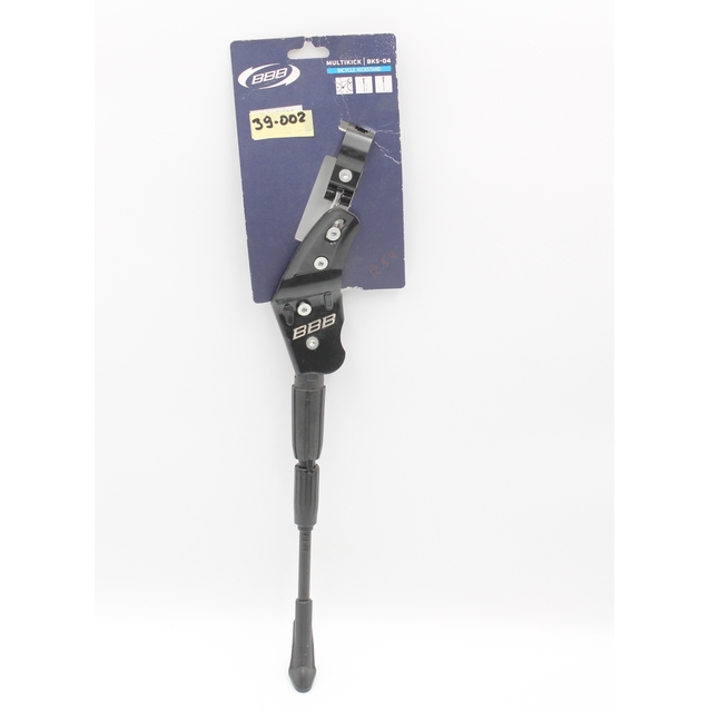 Підніжка регульована 26-29 на зад, ВВВ ВKS-04 MultiKick. під 3 болти, алюміній чорна фото westvelo.com