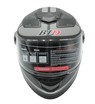 Мото шолом, закритий (S 55-56) BLD-М65 інтеграл, чорний матовий з сірим малюнком фото westvelo.com