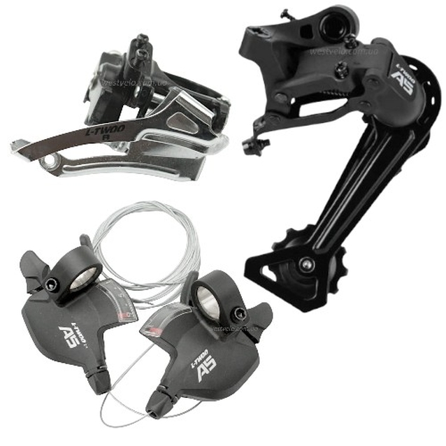 Групсет LTWOO А5 2+9 S (монетки+передній перемикач+задній перемикач) фото westvelo.com