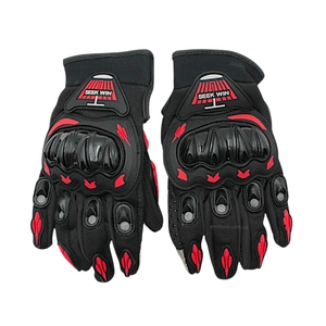 Мото рукавиці (S) "MP-1" SEK WIN, чорно-червоні