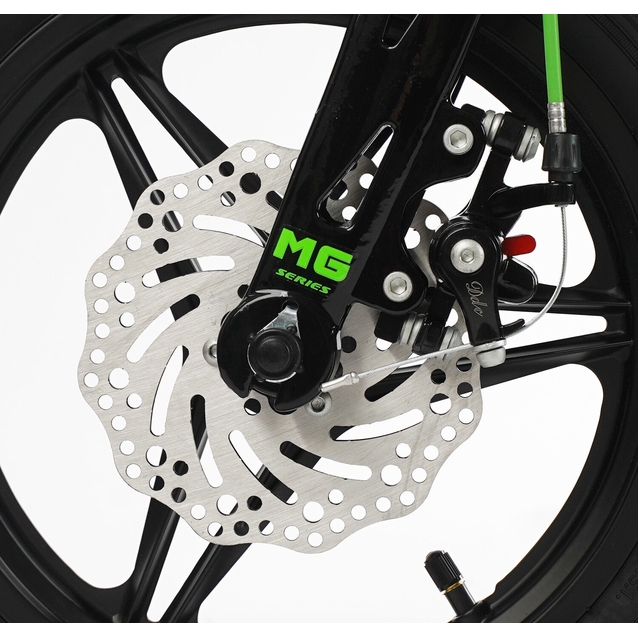 Дитячий велосипед 14 MG Corso «CONNECT» MG-14155, магнієва рама, салатовий фото westvelo.com