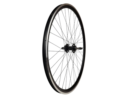 Колесо 28-29 зад, обід 2-ний чорний, втулка ST. SHUNFENG на промах чорна, диск 6 болтів, чорна спиця (Guan Jin)