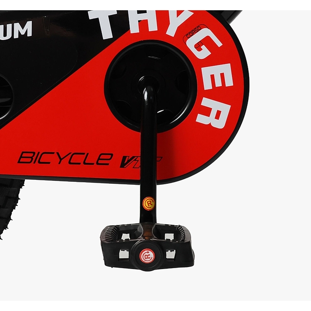 Дитячий велосипед 16 AL Corso «TAYGER»  TG-15044 алюмінієва рама, дискові гальма, чорно-червоний фото westvelo.com