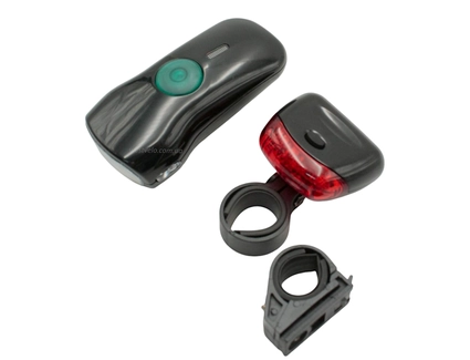 Фара + мигалка на батарейках JY822-C-1+ 604Т