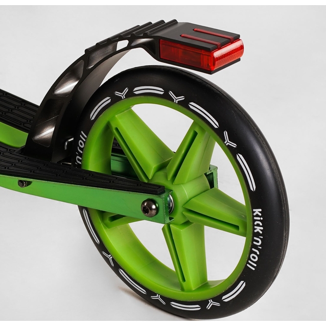 Самокат дитячий 2-х колісний, PU Lamborghini LB 3655 салатовий, 1 амортизатор фото westvelo.com