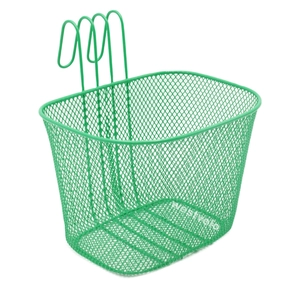 Кошик дитячий метал сіточка, на гачки, салатовий