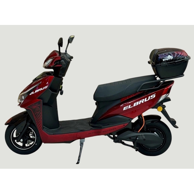 Електроскутер Corso «GTS-RR» LB-907096, двигун 2000W, акумулятор 72V 30Ah літій-залізо-фосфатний, червоний, колеса 10" фото westvelo.com