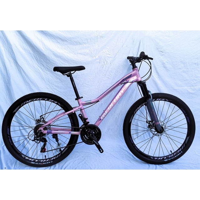 Велосипед 26 AL Corso «MERCURY» MR-26579 алюміній 13", (к-т SHIMANO) рожево-срібний фото westvelo.com